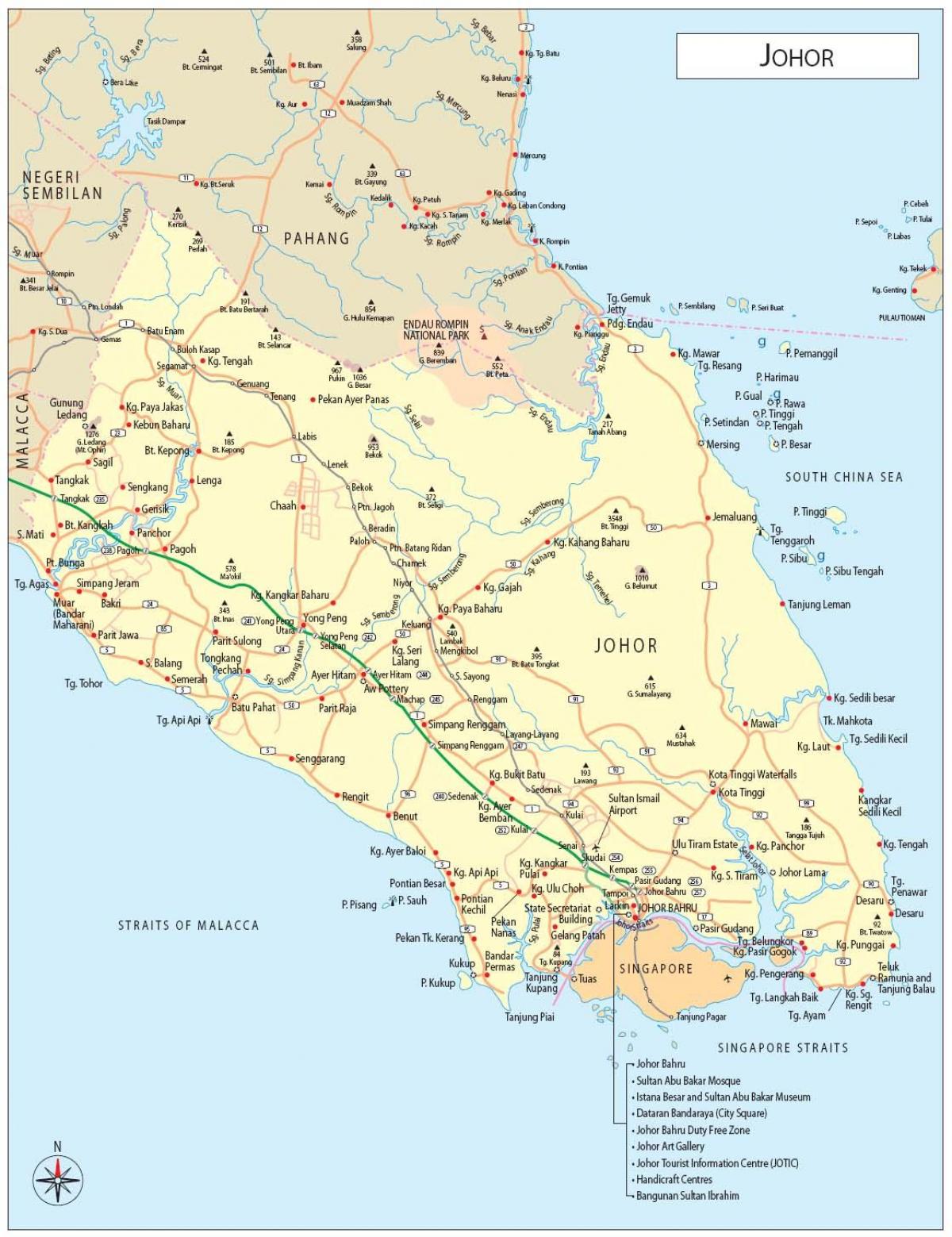 jb mapa malaisia
