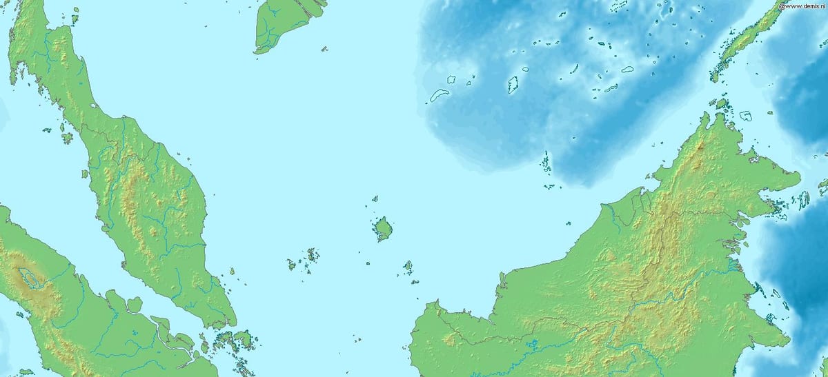 mapa de malaisia 3d