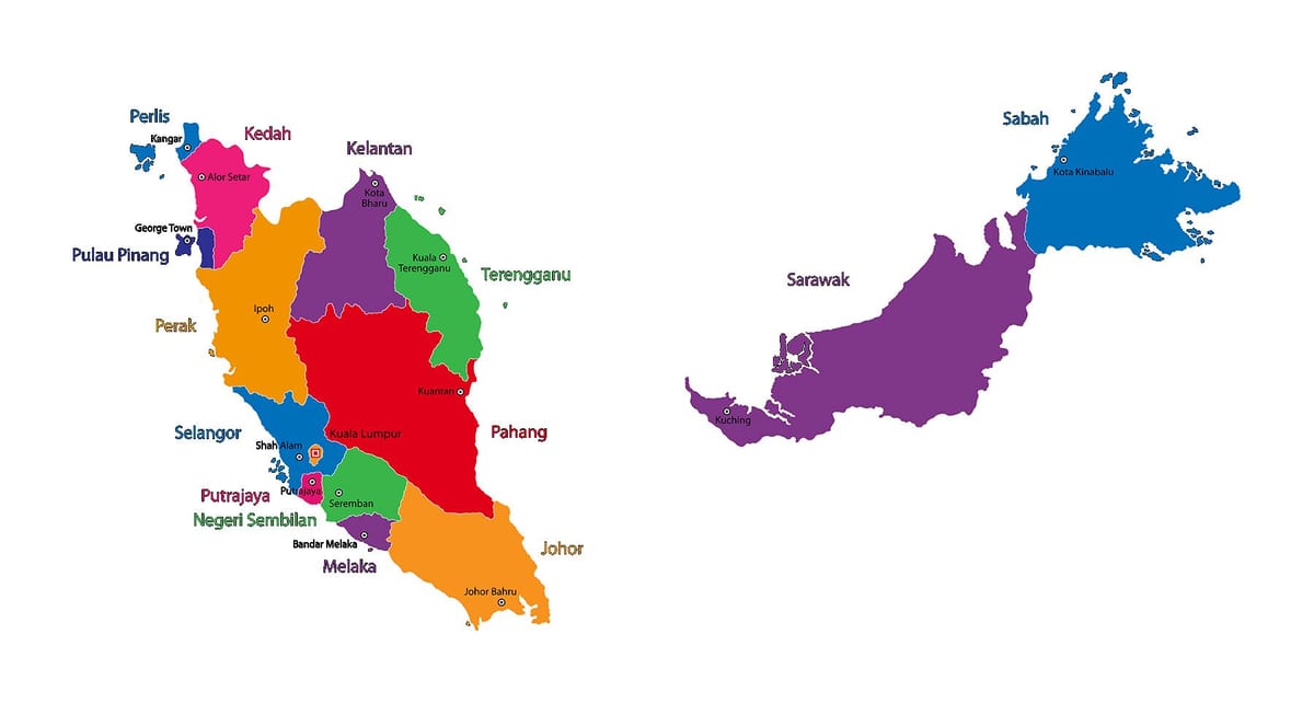 mapa de malaisia mapa imaxe
