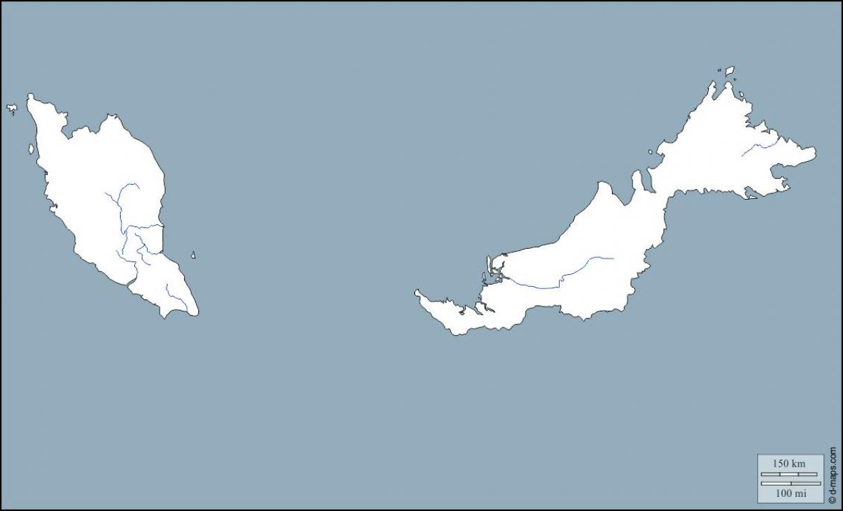 malaisia mapa vectorial ai