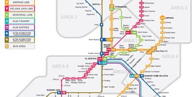 Lrt mapa malaisia 2016