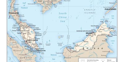 Malaisia aeroporto internacional mapa