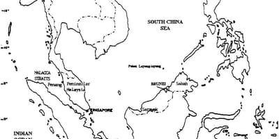 Mapa de malaisia mapa debuxo