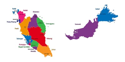 Mapa de malaisia mapa imaxe