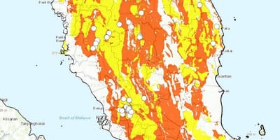 Mapa xeolóxico de malaisia