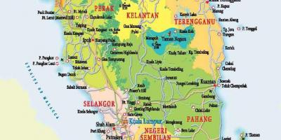 Mapa de occidente malaisia