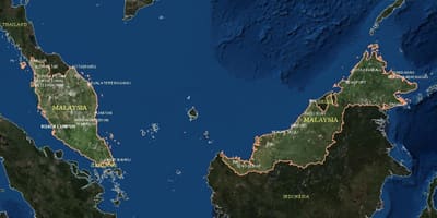 Mapa de vivir mapa malaisia